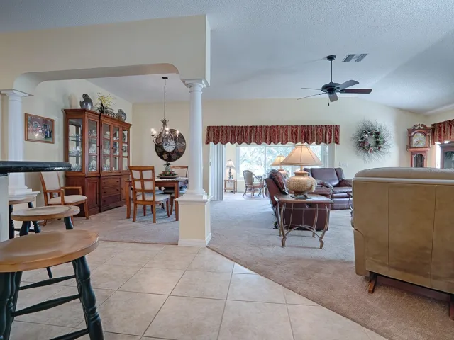 DINING ROOM, LIVING ROOM AND FLORIDA ROOM!