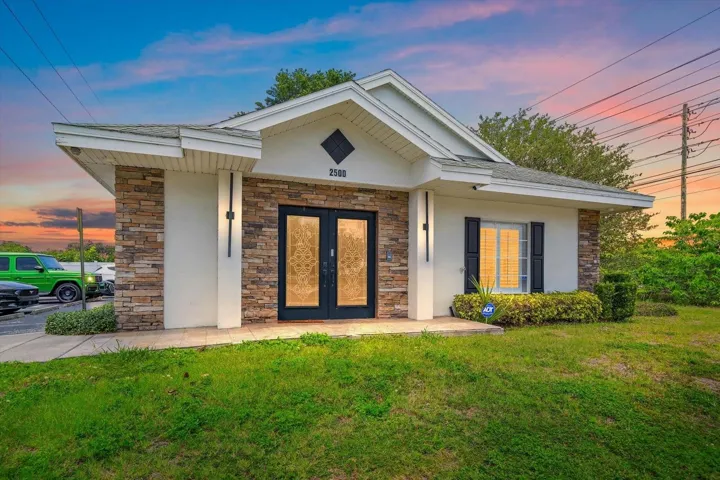 Exterior Front Sunset