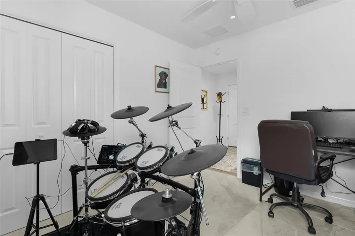 Bedroom #3 great for office or Jam room and near front of home.