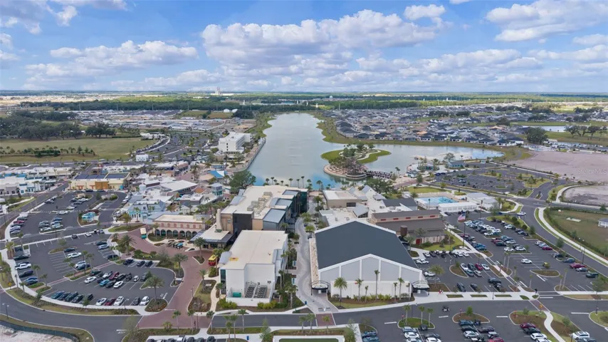 Olympic Recreation Center and view of Central Lake