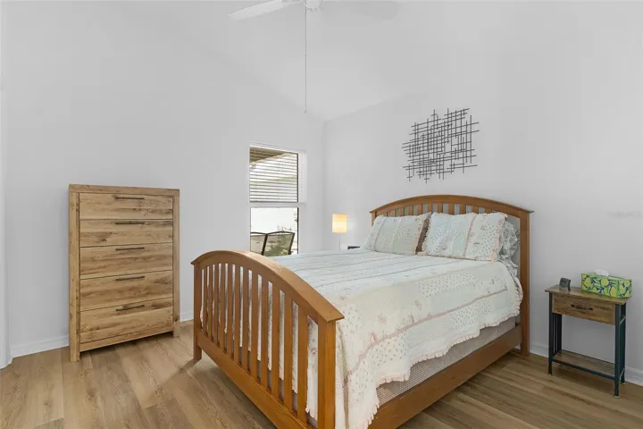 Bedroom # 2. All 3 bedrooms are separated from each other and private.