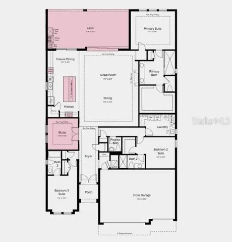 Additional Highlights Include: Whole house impact windows, under counter beverage center, gourmet kitchen, laundry package, GE french door refrigerator, waterfall edge counter at kitchen island, 8' interior doors, covered extended lanai, outdoor kitchen with vented hood, pool and spa, 10' ceilings, study in place of flex, pendant lights at kitchen island, and upgraded quartz countertops/flooring/cabinets throughout.