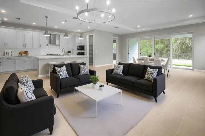 Great Room staged