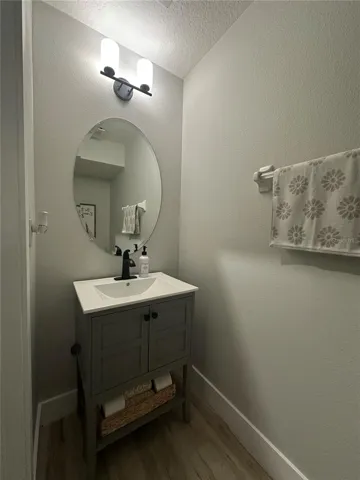 Downstairs half bath
