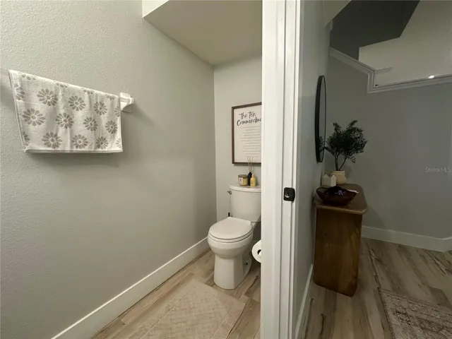 Downstairs half bath