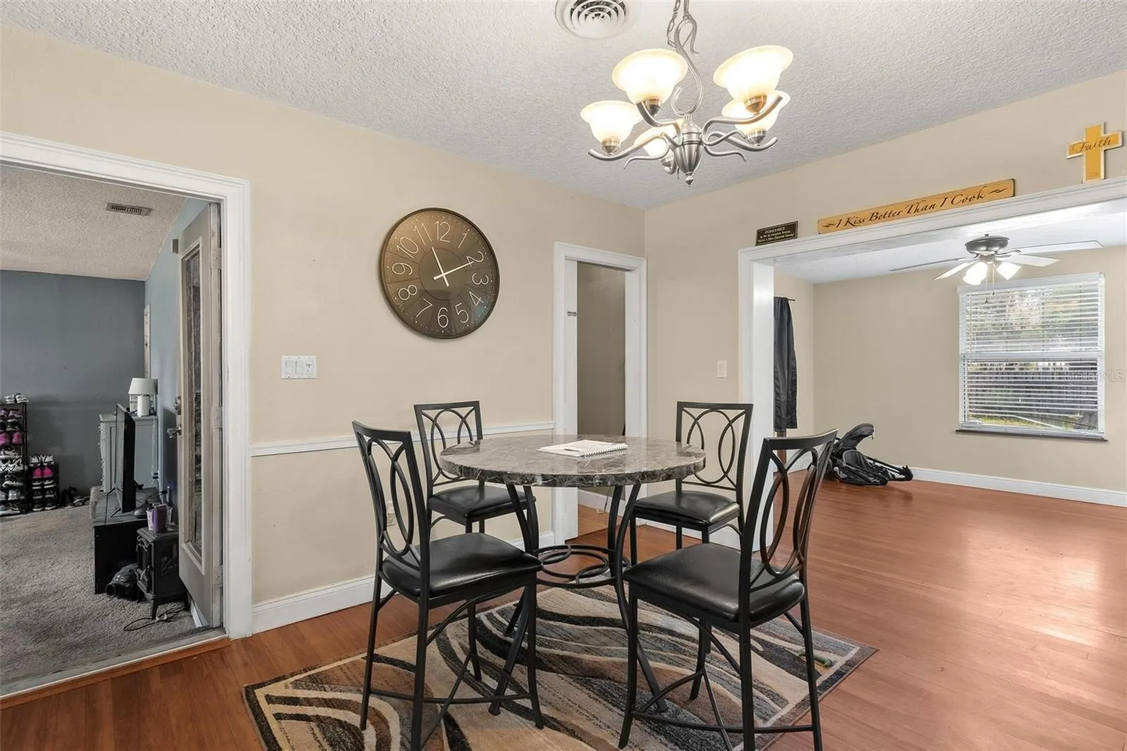 Dining room, looking into bonus room