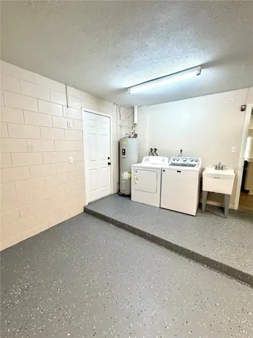 Laundry Area in the garage