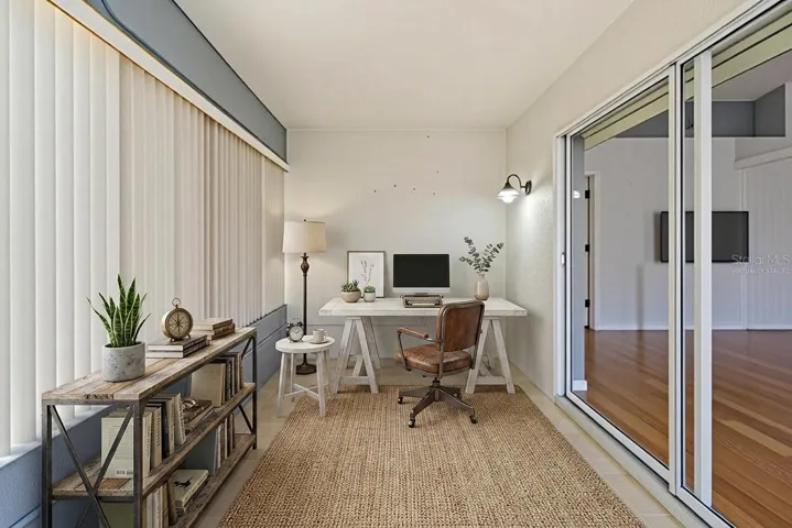 Virtually staged