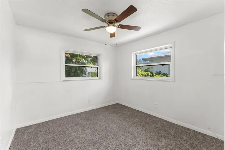 Second bedroom with brand new carpet