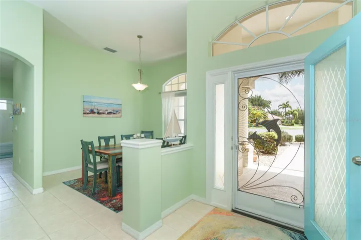 Entry showing Formal Dining Room