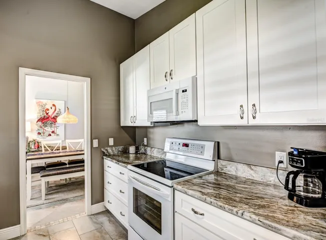 Kitchen with soft close cabinetry