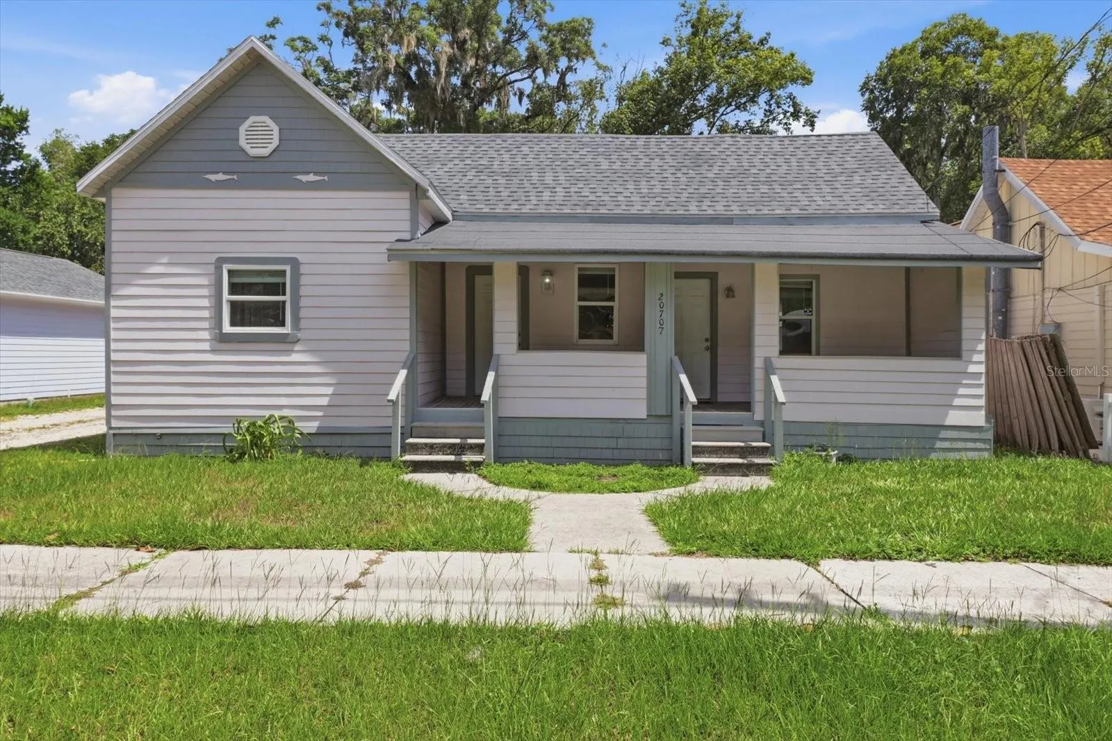 Across Walnut Street View of Front main view