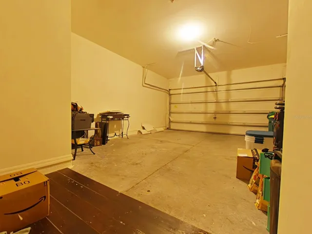 Interior of 2 Car Garage