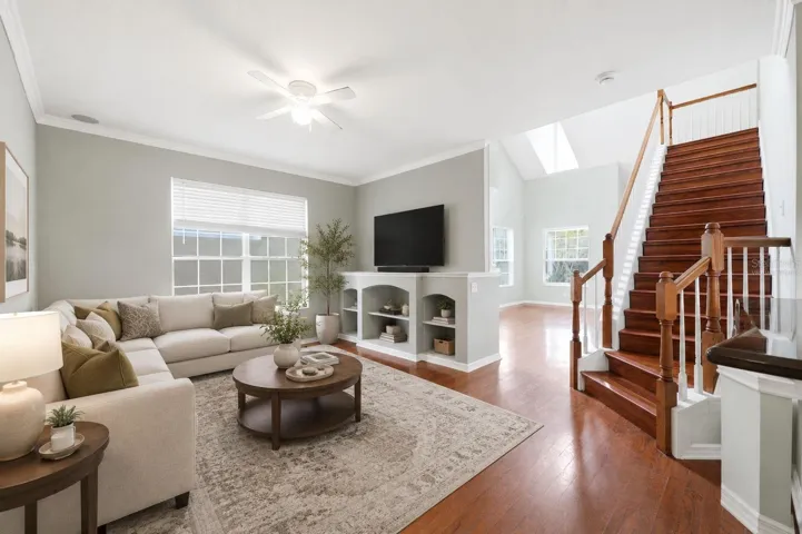 VIRTUALLY STAGED FAMILY ROOM