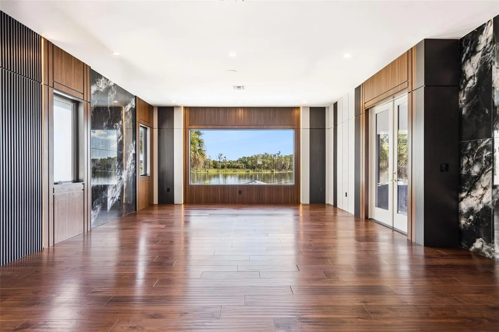 Enough space for a pool table or more lounge chairs for movie night