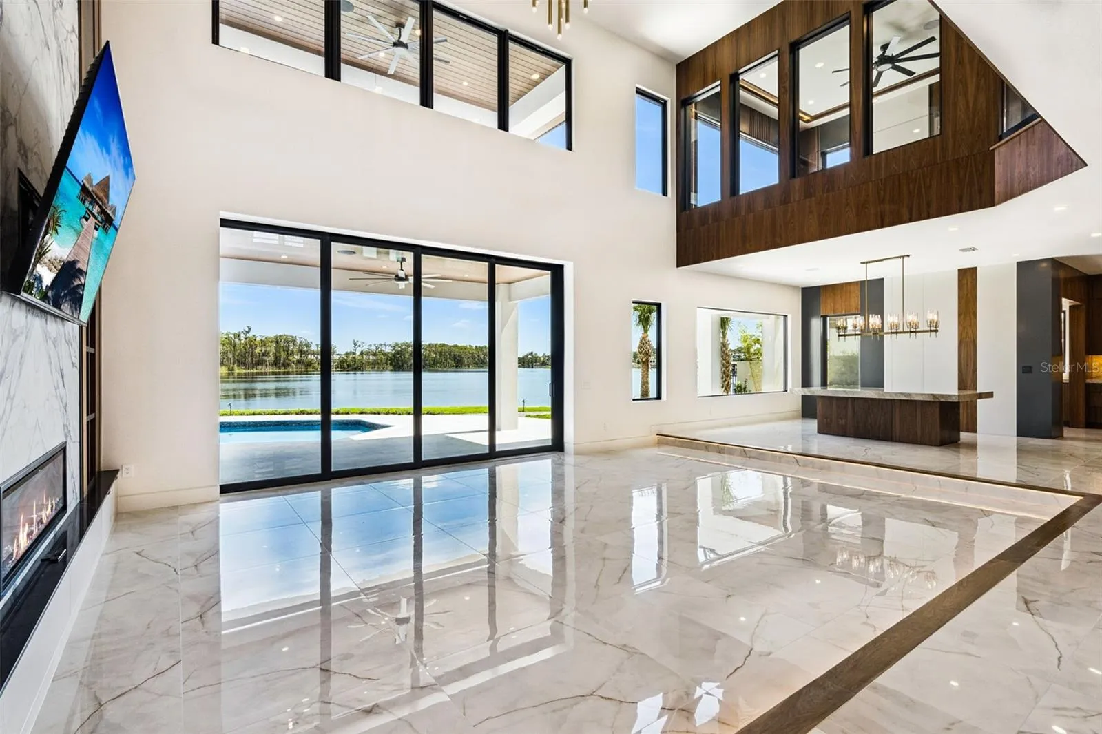 High ceilings providing plenty of natural light