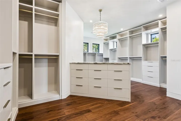 Huge walk in closet