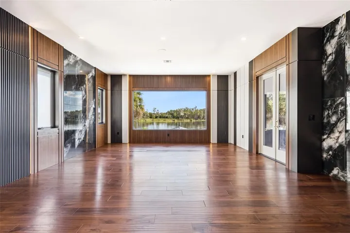 Enough space for a pool table or more lounge chairs for movie night