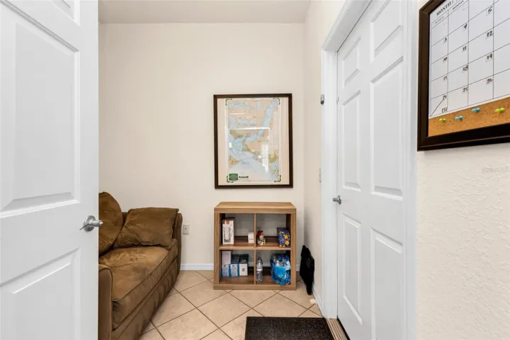 Room off the garage.  Could be an office
