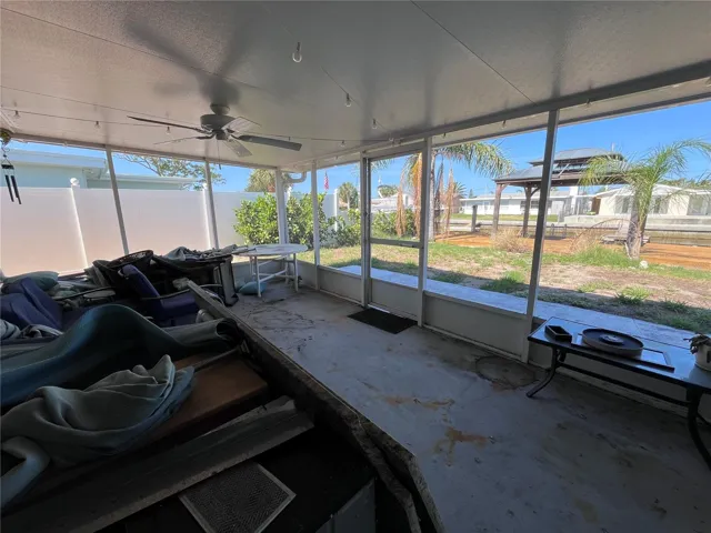 screened in back porch