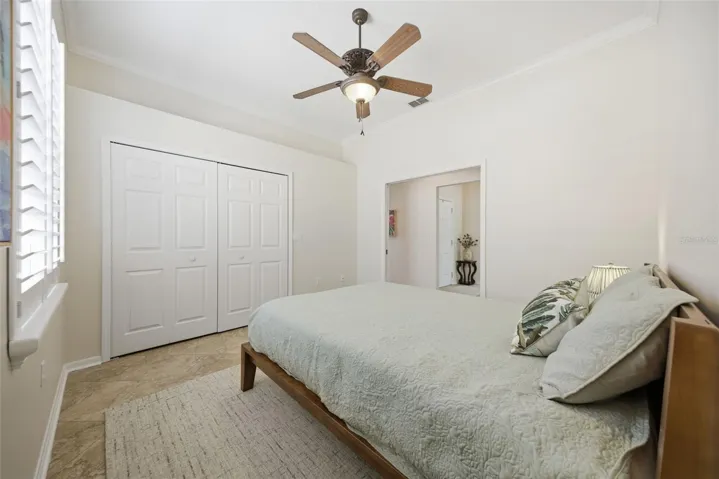 SECOND BEDROOM HAS POCKET DOORS