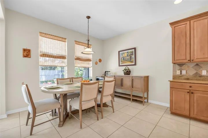 Casual dining space