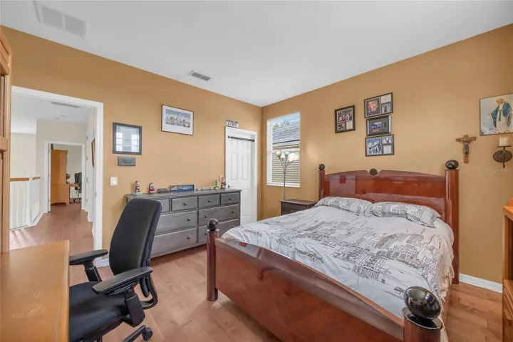 Bedroom 3 with engineered hardwood flooring