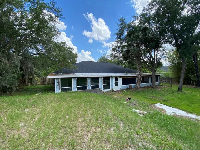 Rear of home