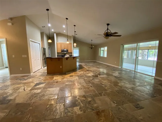 Family Room and Kitchen