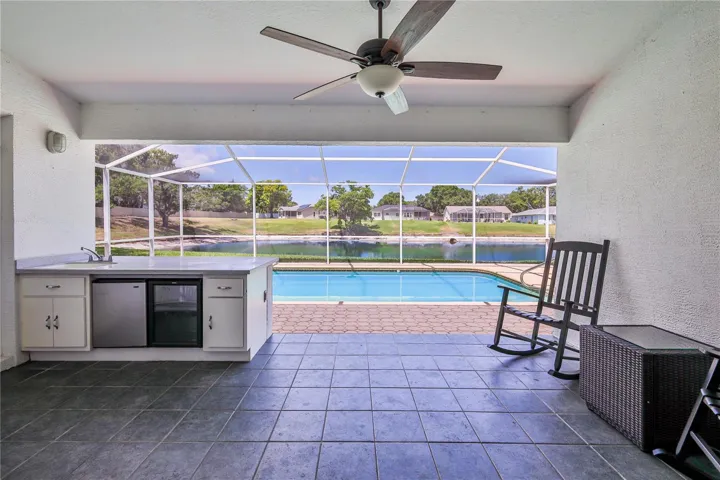 Enjoy breathtaking sunsets from your west facing pool area