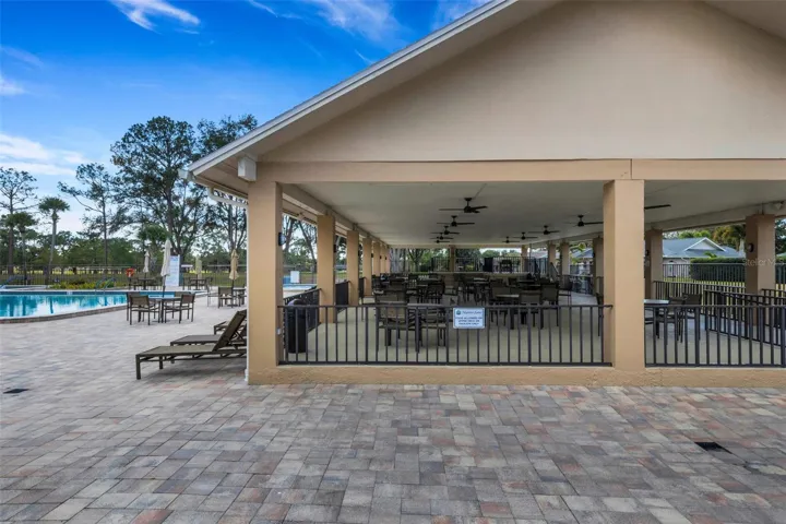 Pool Pavilion for parties