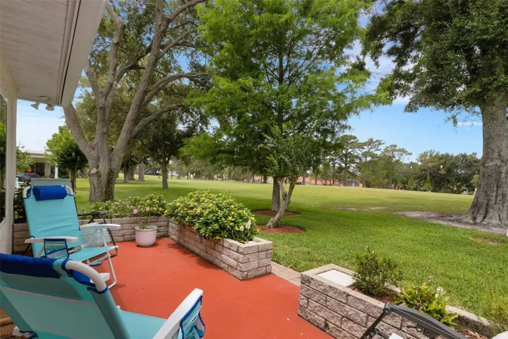 Back Patio with Panoramic Golf Course Views