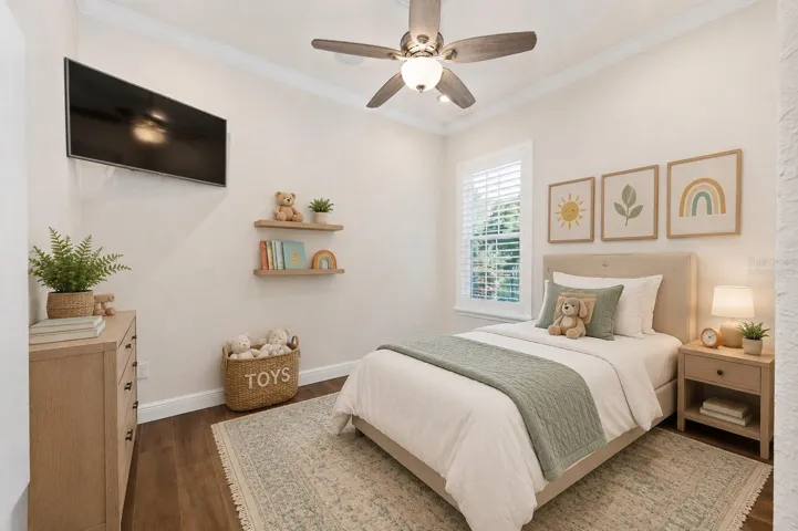 Bedroom 3 - Virtually Staged