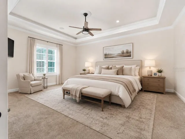Primary Bedroom - Virtually Staged