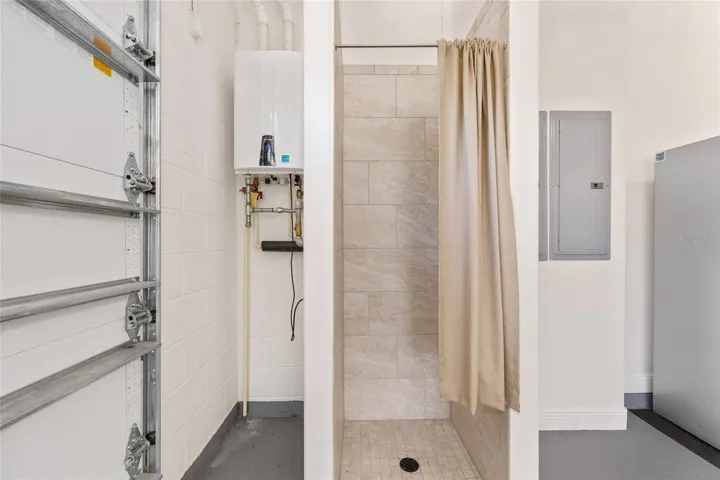 Pet Shower in Garage