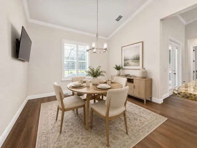 Dining Nook - Virtually Staged