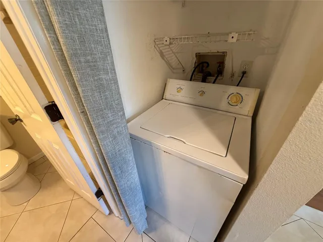 Washer and dryer in unit