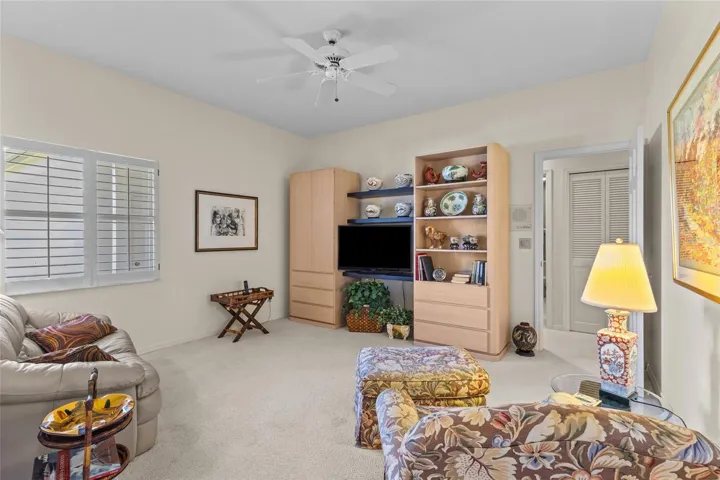 3rd bedroom currently used as a TV room.