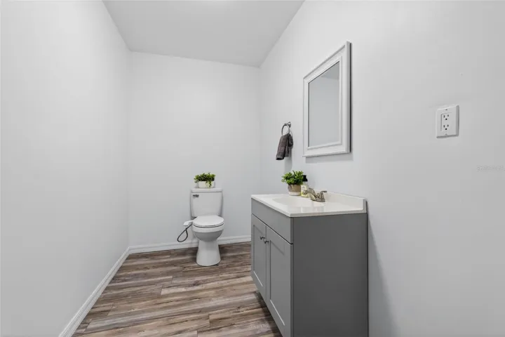 Half bath in bonus building