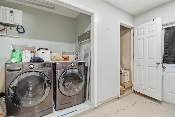 separate laundry room