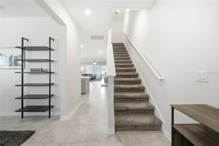 Your well lit entrance area