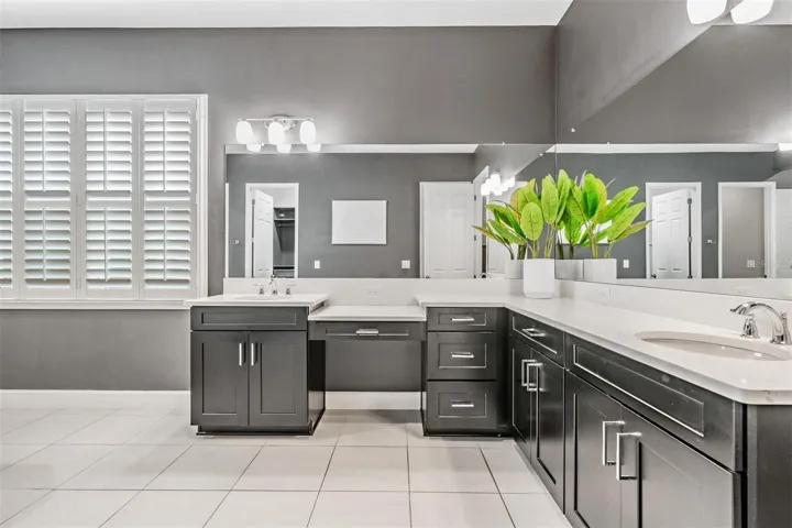 Vanity provides additional storage options