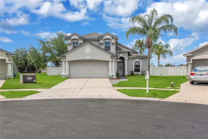 Plenty of room and parking! 2 car garage with shelves and water softner system.
