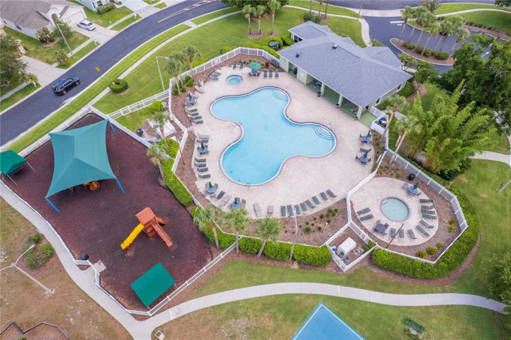 Pool, clubhouse and playground