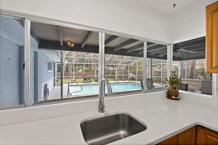 Pool/Patio Views from Kitchen