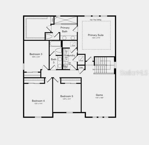 Additional Highlights Include: Pool included, tray ceiling pkg, 8' interior doors, shower at bath 2, French doors at study, GE refrigerator, top load washer and dryer, and upgraded countertops, cabinets, and flooring.