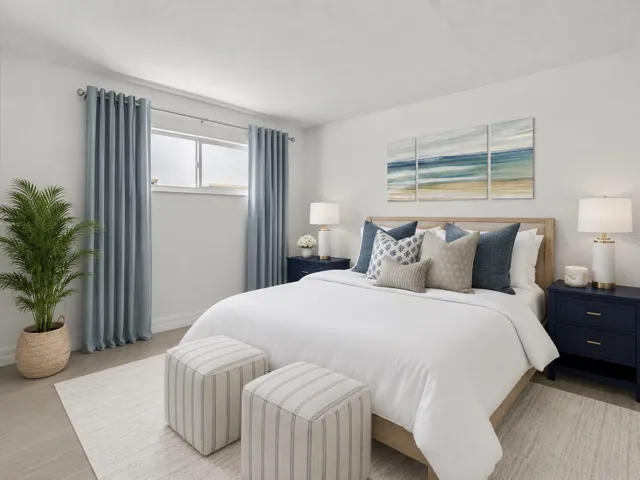 Reality Staged bedroom