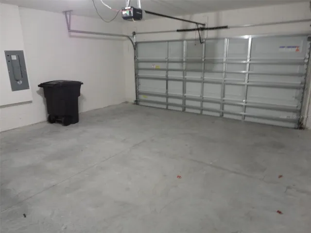 2 car garage with garage opener
