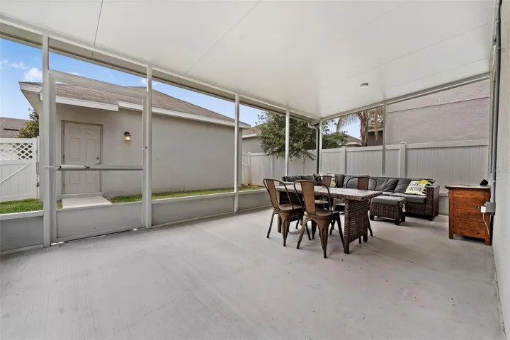 Rear Covered Patio