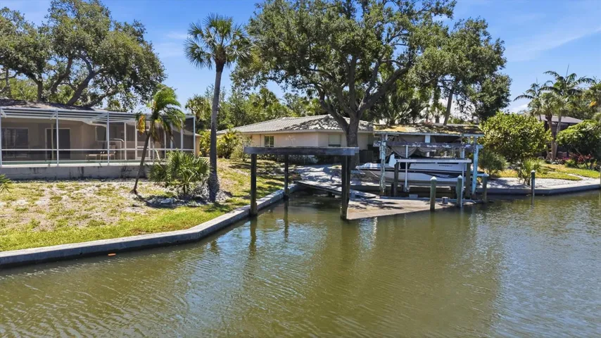 Seawall, Dock & Caged Pool